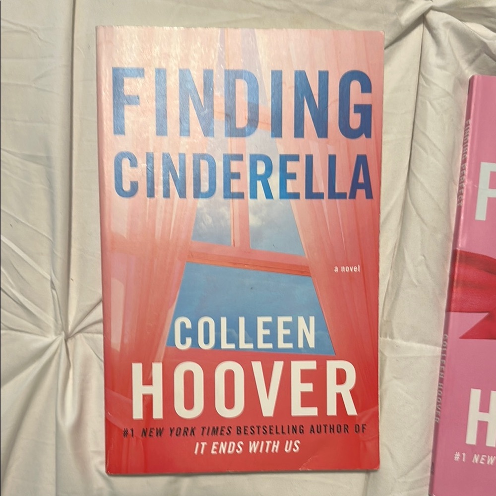 'Finding Cinderella' Novel - Red and Blue Cover